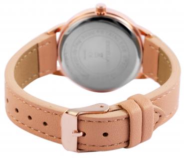 Damenuhr Excellanc Uhr Farbe rosegold rosa beige